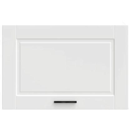 Кухненски стенен шкаф Porto, бял, инженерно дърво