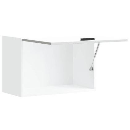 Кухненски стенен шкаф Porto, бял, инженерно дърво