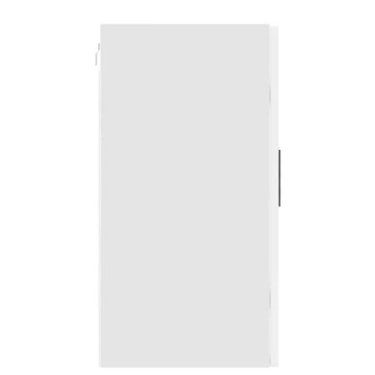 Кухненски стенен шкаф със стъклена врата "Porto" бял