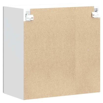 Кухненски стенен шкаф със стъклена врата Porto сив сонома