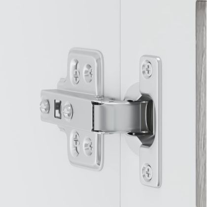 Кухненски стенен шкаф със стъклена врата Porto сив сонома