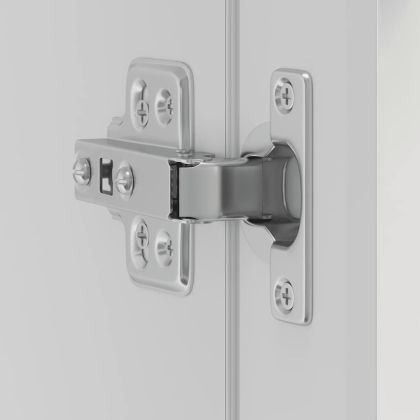 Кухненски стенен шкаф със стъклена врата Porto бял гланц