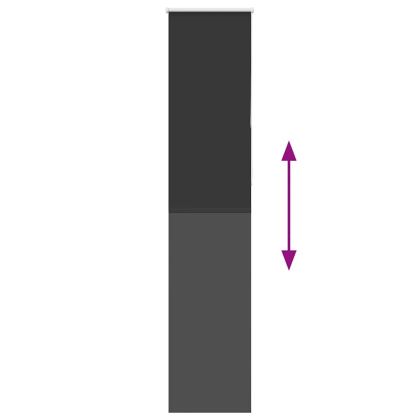 Ролетна щора Blackout Black 50x210 cm Ширина на плата 45,7 cm