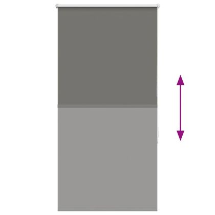 Ролетна щора Blackout Сив 75x150 cm Ширина на плата 70,7 cm