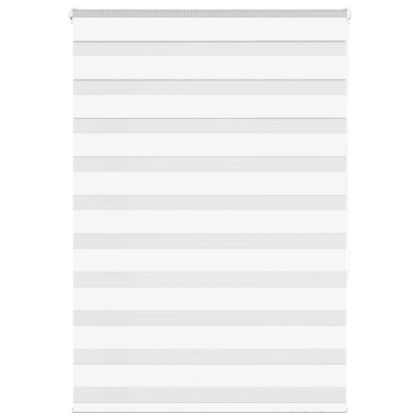 Зеброва щора бял 95x150 см Ширина на плата 90,9 см Полиестер