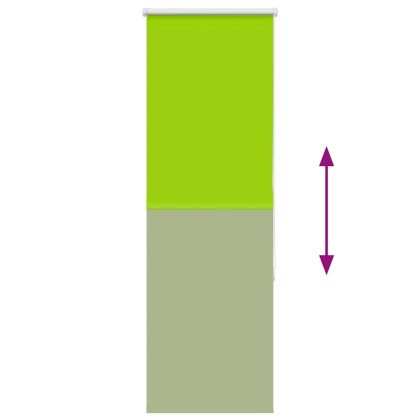 Ролетна щора Blackout Зелени листа 60x150 см ширина на тъканта