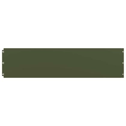 Краища за тревни площи 20 бр. маслиненозелени 25x103 cm