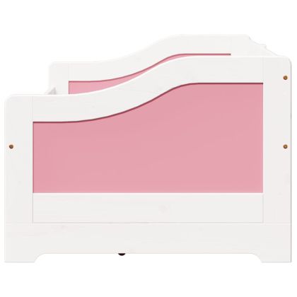 Дневно легло с 3 чекмеджета без матрак Бяло&Розово 90x200 cm