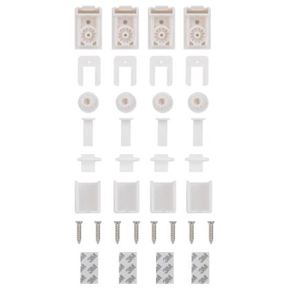 Плисирана щора Антрацит 40x150 cm Ширина на плата 39,4 cm