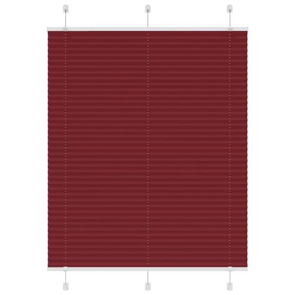 Плисирана щора Бордо червено 105x100 cm Ширина на плата 104,4cm