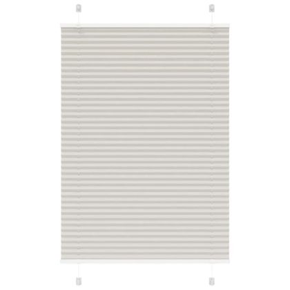 Плисирана щора Светло сиво 85x100 cm Ширина на плата 84,4 cm