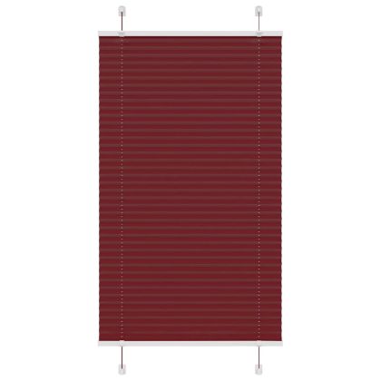 Плисирана щора Бордо червено 80x150 cm Ширина на плата 79,4 cm