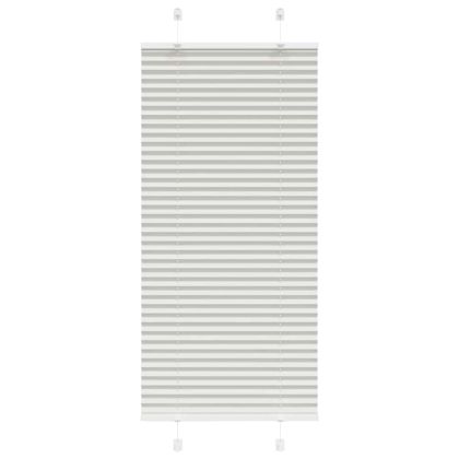 Плисирана щора Светло сиво 55x150 cm Ширина на плата 54,4 cm