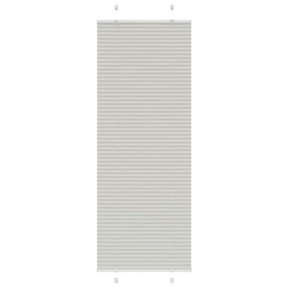 Плисирана щора Светло сиво 75x200 cm Ширина на плата 74,4 cm