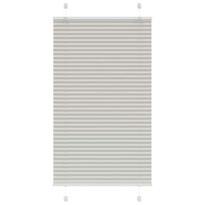 Плисирана щора Светло сиво 75x100 cm Ширина на плата 74,4 cm