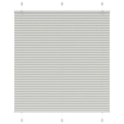 Плисирана щора Светло сиво 115x100 cm Ширина на плата 114,4 cm