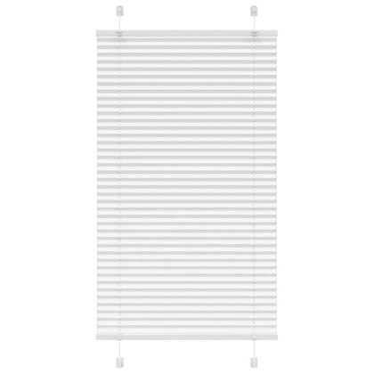 Плисирана щора Бяла 80x150 cm Ширина на плата 79,4 cm Полиестер