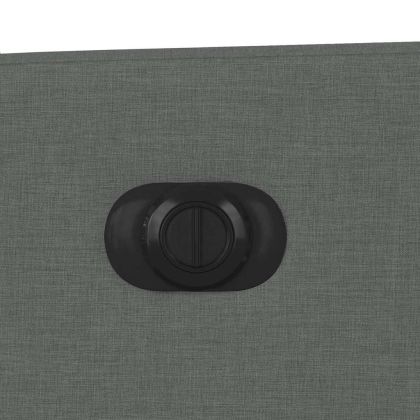 Електрически наклоняем стол, тъмносив, текстил