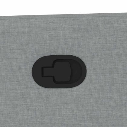 Реклайнер стол, светлосив, текстил