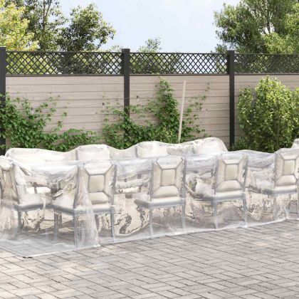 Прозрачен брезент с капси 3х8 м Полиетилен