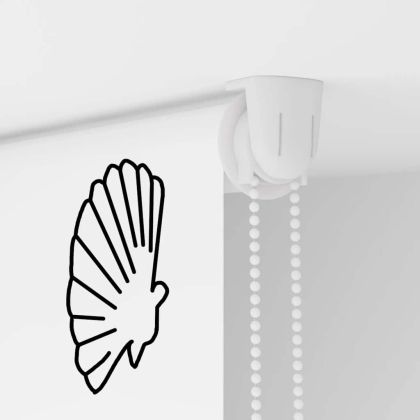 Ролетна щора за баня 110x240 см Ширина на плата 106 см