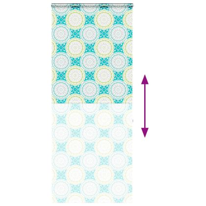 Ролетна щора за душ с касета 110x240 см Ширина на плата 106 см