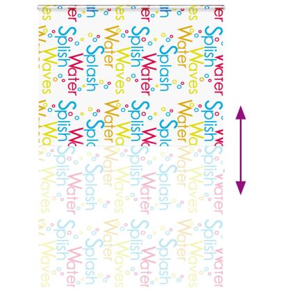 Ролетна щора за душ с касета 160x240 см Ширина на плата 156 см