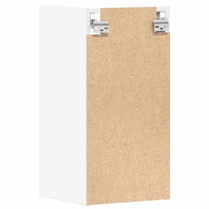 Висящ шкаф "Рига" бял 30x29,5x60 см, инженерно дърво