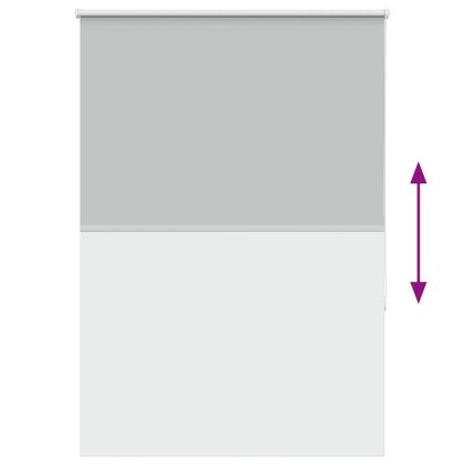Ролкова щора Blackout Светло сиво 95x175 см Ширина на плата