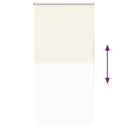 Ролетна щора белезникав 80x150 см ширина на тъканта 75,7 см