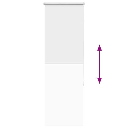Ролкова щора Blackout бял 40x130 см Ширина на плата 35,7 см