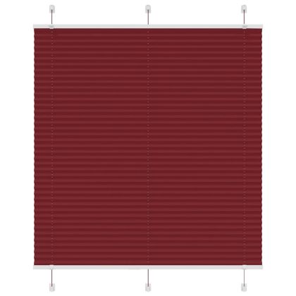 Плисирана щора Бордо червено 115x150 cm Ширина на плата 114,4cm