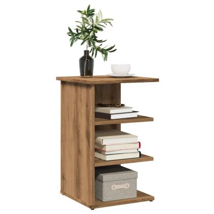 Сайдборд, дъб артизан, 35x35x55 см, инженерно дърво