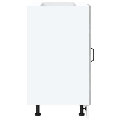 Кухненски шкаф Porto, сив сонома, инженерна дървесина