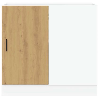 Долен шкаф за мивка "Lyon" от дъб Artisan, инженерна дървесина