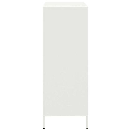 Висок шкаф, бял, 68x39x103,5 см, стомана