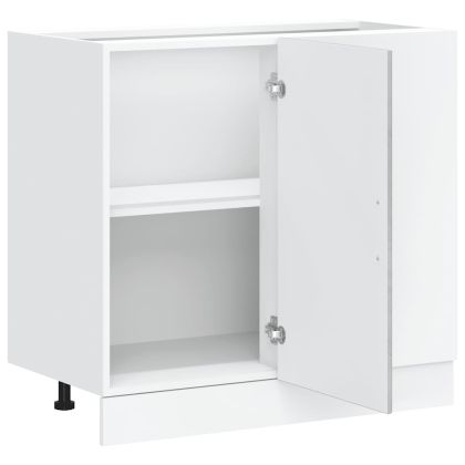 Долен кухненски шкаф, Lucca, бетонно сив, инженерно дърво