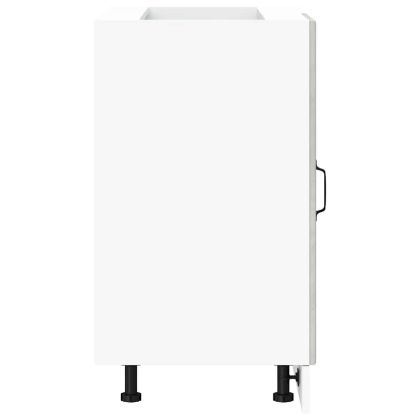 Долен кухненски шкаф, Lucca, бетонно сив, инженерно дърво