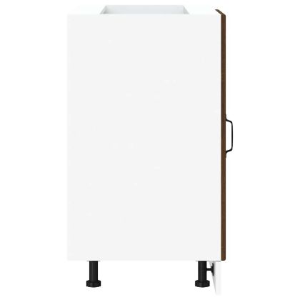 Кухненски шкаф, "Kalmar", кафяв дъб, инженерно дърво