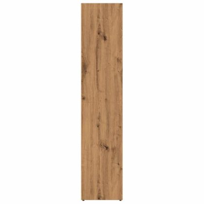 Библиотека, дъб артизан, 36x30x143 см, инженерно дърво
