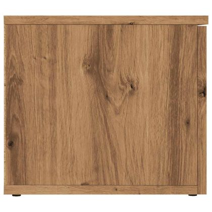 ТВ шкаф, дъб артизан, 80x34x30 см, инженерно дърво