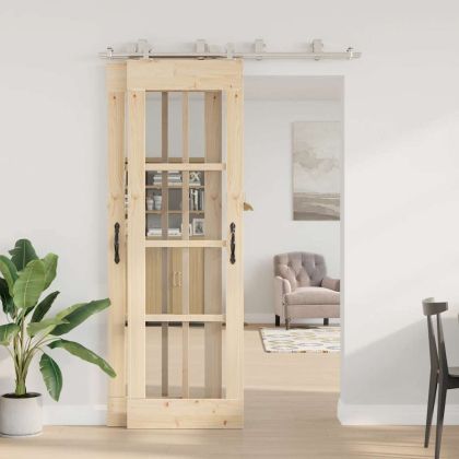 Механизъм за плъзгаща врата 183 см неръждаема стомана сребрист