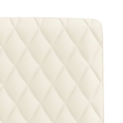 Трапезни столове, 2 бр, кремави, кадифе