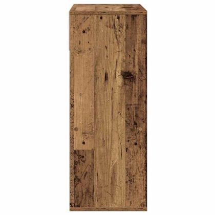 Библиотека, старо дърво, 66x31x80 см, инженерно дърво