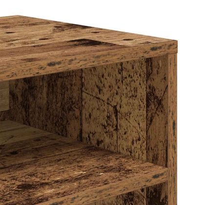 Библиотека, старо дърво, 66x31x80 см, инженерно дърво