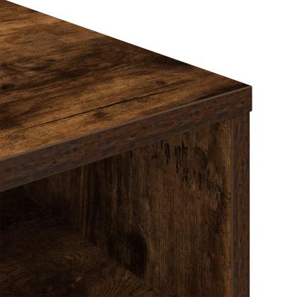 Библиотека, опушен дъб, 34x31x80 см, инженерно дърво