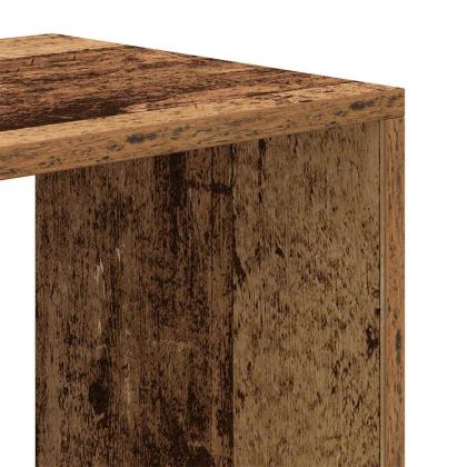 Библиотека, старо дърво, 66x31x112 см, инженерно дърво