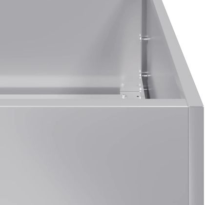 Кашпа, 200x80x40 см, поцинкована стомана