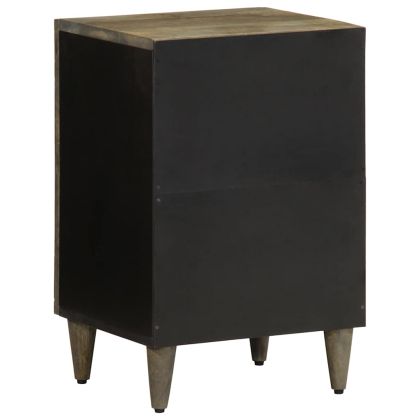 Шкаф за баня 38x33x58 см масивно мангово дърво