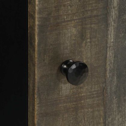 Шкаф за баня 38x33x58 см масивно мангово дърво